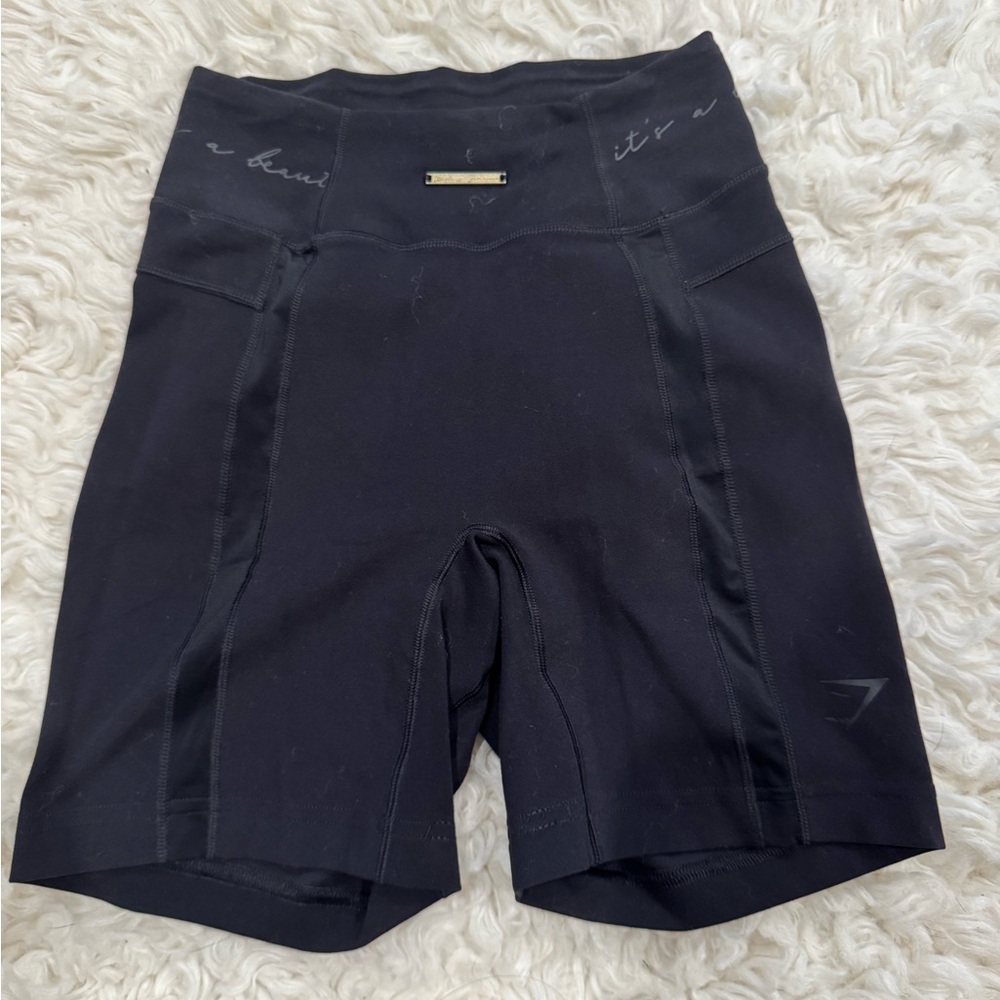 GYMSHARK Whitney Simmons black shorts size XS